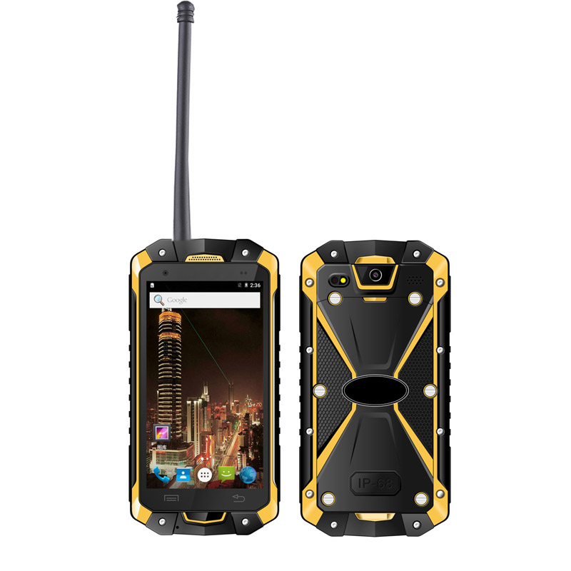 Highton 4.5" Octa-core IP68 Rugged Smart phone , 4G Industrial phone with NFC and Walkie-Talkie, 3G+32G
